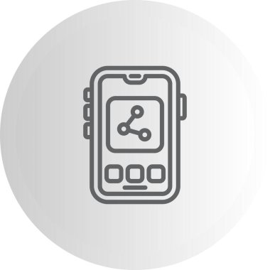 Web simge vektör çizim paylaşmak