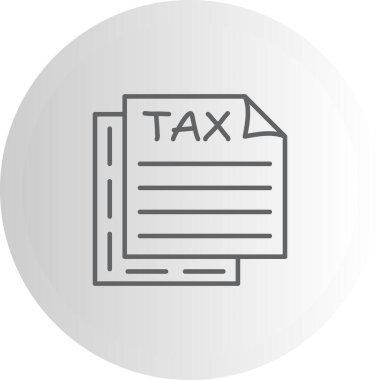 Vergi Belgesi Dinamik Sofistike Düz Sanat Düzeni