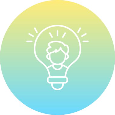 Girişimcilik web simgesi vektör illüstrasyonu