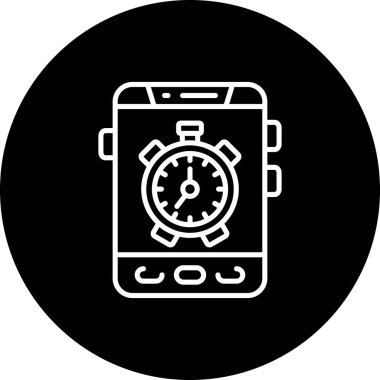 akıllı telefon simgesi, vektör illüstrasyonu basit tasarım