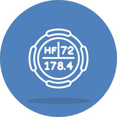 Hafniyum sembolü, periyodik tablonun kimyasal elementi, vektör simgesi