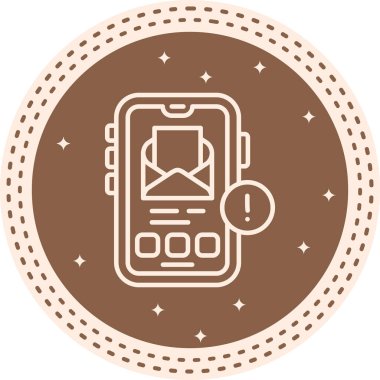 Uyarı Ağ ikonu vektör illüstrasyonu