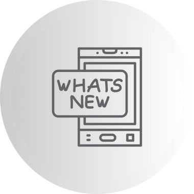 Yeni Web simgesi vektör illüstrasyonuName