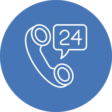 telefon ahizesi simgesi, vektör çizimi basit tasarım