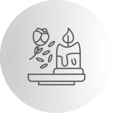 mum ağ ikonu vektör illüstrasyonu