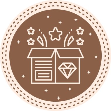 ürün web simgesi vektör illüstrasyonu