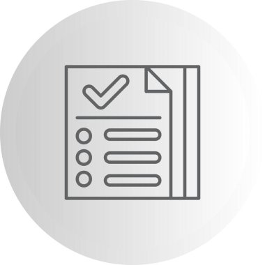 Belge Simgesi. Web Kullanımı için Basit Vektör İllüstrasyonu.