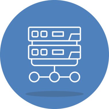 Yerel Alan Ağı Gelişmiş İşlevsel Web Arayüzü Sembolü