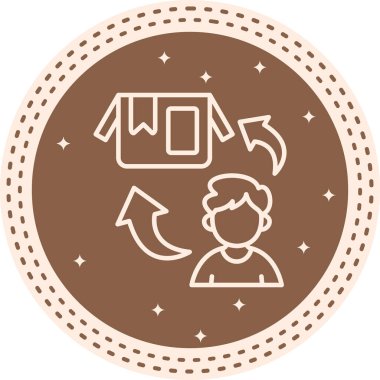 Geri besleme simgesi vektör illüstrasyon tasarımı