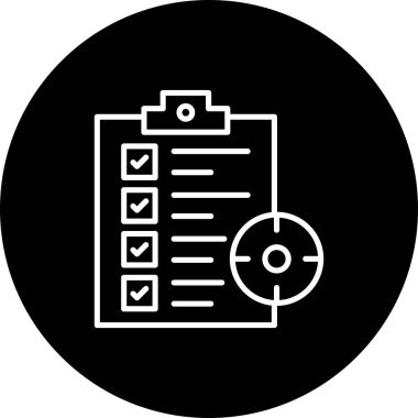 Planlayıcı Web simgesi vektör illüstrasyonu