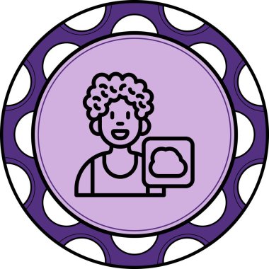 Kullanıcı Bulutu Profesyonel Asgari Yaratıcı Grafik Nesnesi