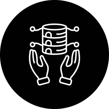 yönetim web simgesi vektör illüstrasyonu