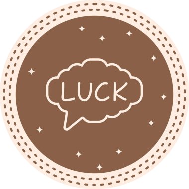 Konuşma balonu çizgisi simgesi, metin basit illüstrasyonlu web etiketi