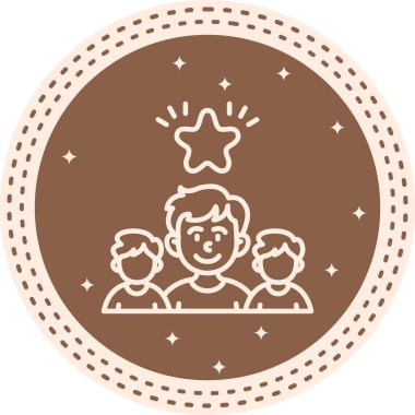 takım web simgesi vektör illüstrasyonu