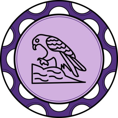 Altın Kartal yaratıcı ikon vektör çizimi tasarımı