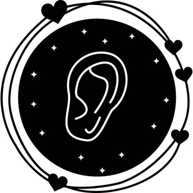 Kulak Özelleştirilmiş Özel Vektör Sanat Nesnesi