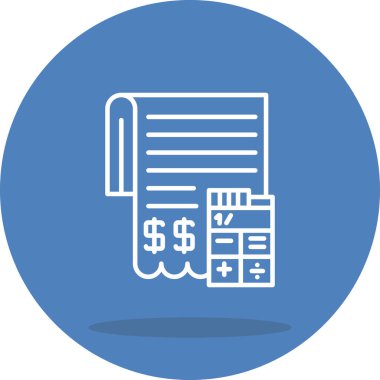 Okul harcı web simgesi vektör illüstrasyonu