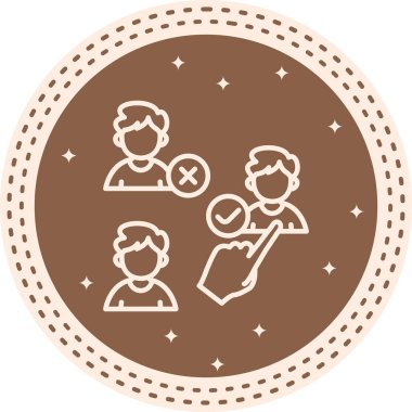 İşe alım web simgesi vektör illüstrasyonuName