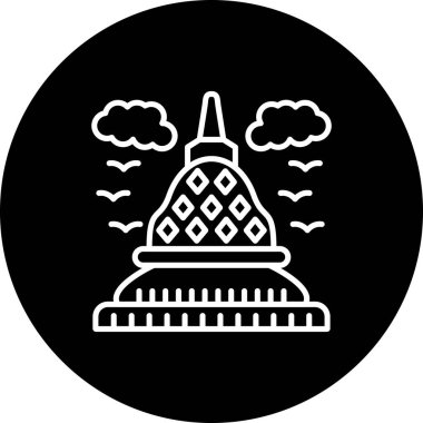 Borobudur Asgari Yüksek Kalite Grafik Sembolü