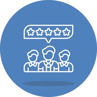 Geri besleme simgesi vektör illüstrasyon tasarımı