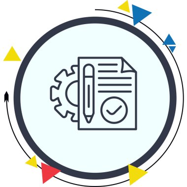 takım web simgesi vektör illüstrasyonu