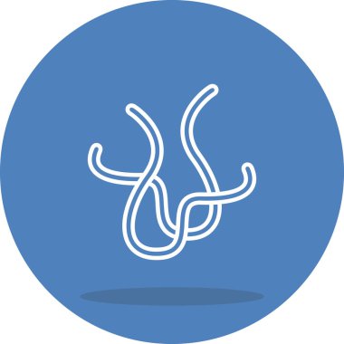 Yuvarlak Solucan Modern Marka Vektör Varlığı