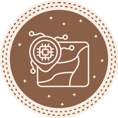 konum web simgesi vektör illüstrasyonu