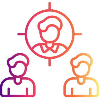 yönetim web simgesi vektör illüstrasyonu