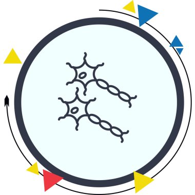 Nöron Özelleştirilmiş Özel Vektör Sanatı Nesnesi