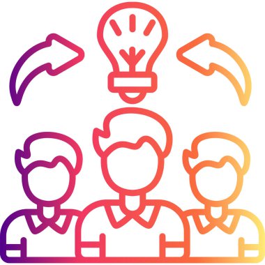 Beyin Fırtınası Belirgin Profesyonel Yaratıcı Grafik Elementi