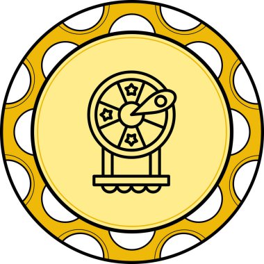 Çarkıfelek Modern Soyut Yaratıcı Tasarım Varlığı