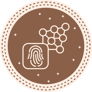 Algoritma modern simgesinin vektör çizimi