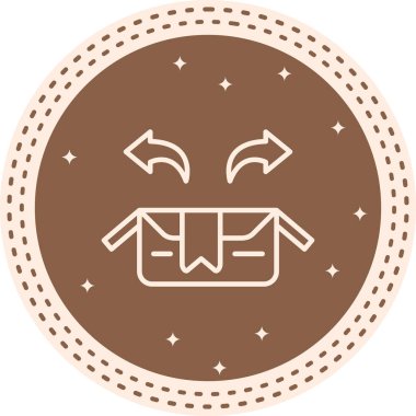 gönderme web simgesi vektör illüstrasyonu