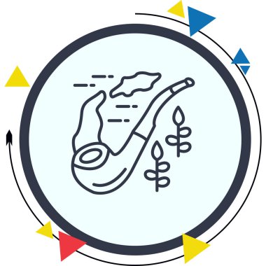 Duman piposu Stili Düz Kullanıcı Arayüzü Özelliği