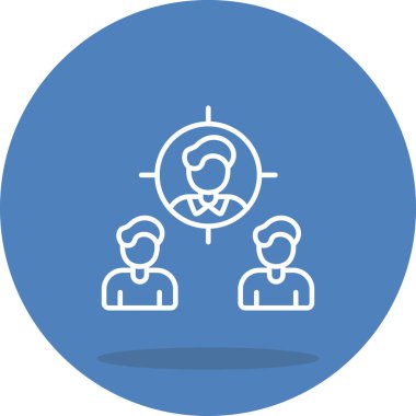 yönetim web simgesi vektör illüstrasyonu