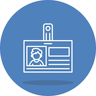 Kimlik Kartı Stili Temiz Ürün Tasarımı Nesnesi