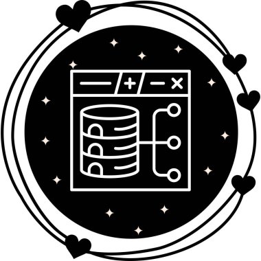 Veri Modelleme Özel Vektör Tasarım Varlığı