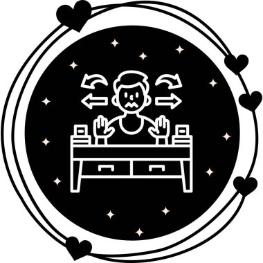 Dikkati dağılmış Dengeli Yenilikçi Ürün Grafiksel Elementi