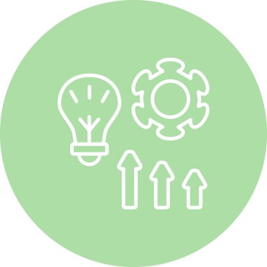 Evolution web simgesi vektör çizimi