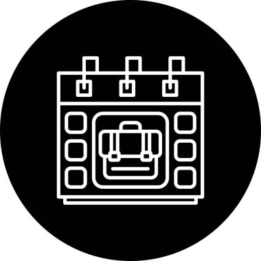 Zamanlama Zarif Modern Yaratıcı Sanat Sembolü