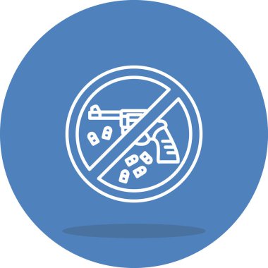 Silah ve mühimmatı yasaklayan sembollü silah işareti yok..