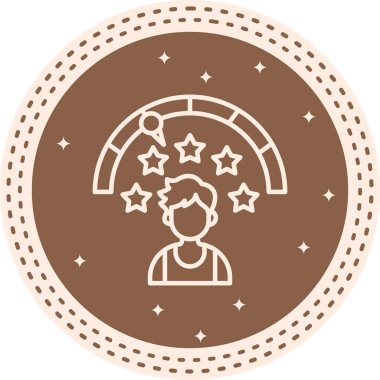 Performans web simgesi vektör illüstrasyonu