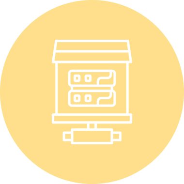 Veritabanı Rafineri Zarif Vektör Sanat Nesnesi