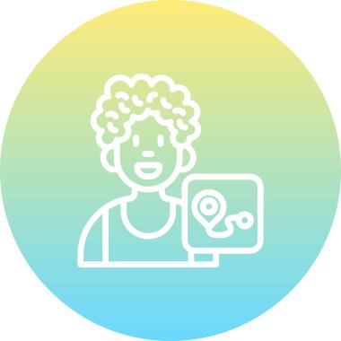 Kullanıcı Rout Zarif Çağdaş Dijital Grafik Özelliği