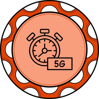 Kronometre Modern Dijital Sanat Nesnesi