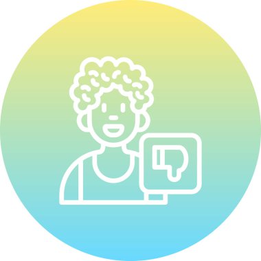 Web simgesi vektör illüstrasyonundan hoşlanmadım