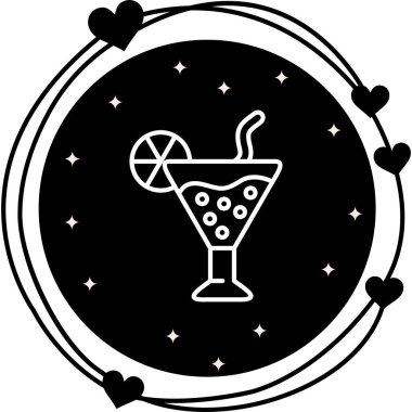 Kokteyl Ayrı Fonksiyonel Damgalama Grafiksel Elementi