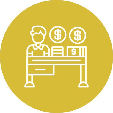 İş Adamı Dengeli Profesyonel Markalaşma Grafik Sembolü