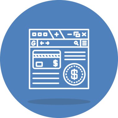 Ödeme Yöntemi Sofistike Özel Vektör Sanatı Nesnesi