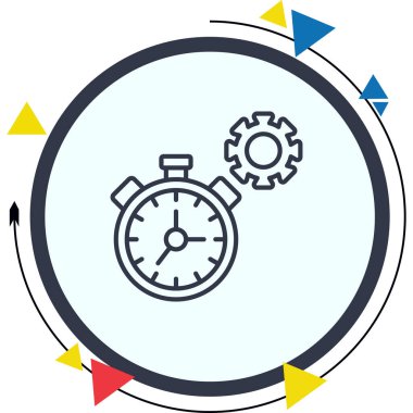 Zaman Yönetimi Biçimli Profesyonel Yaratıcı Sanat Nesnesi